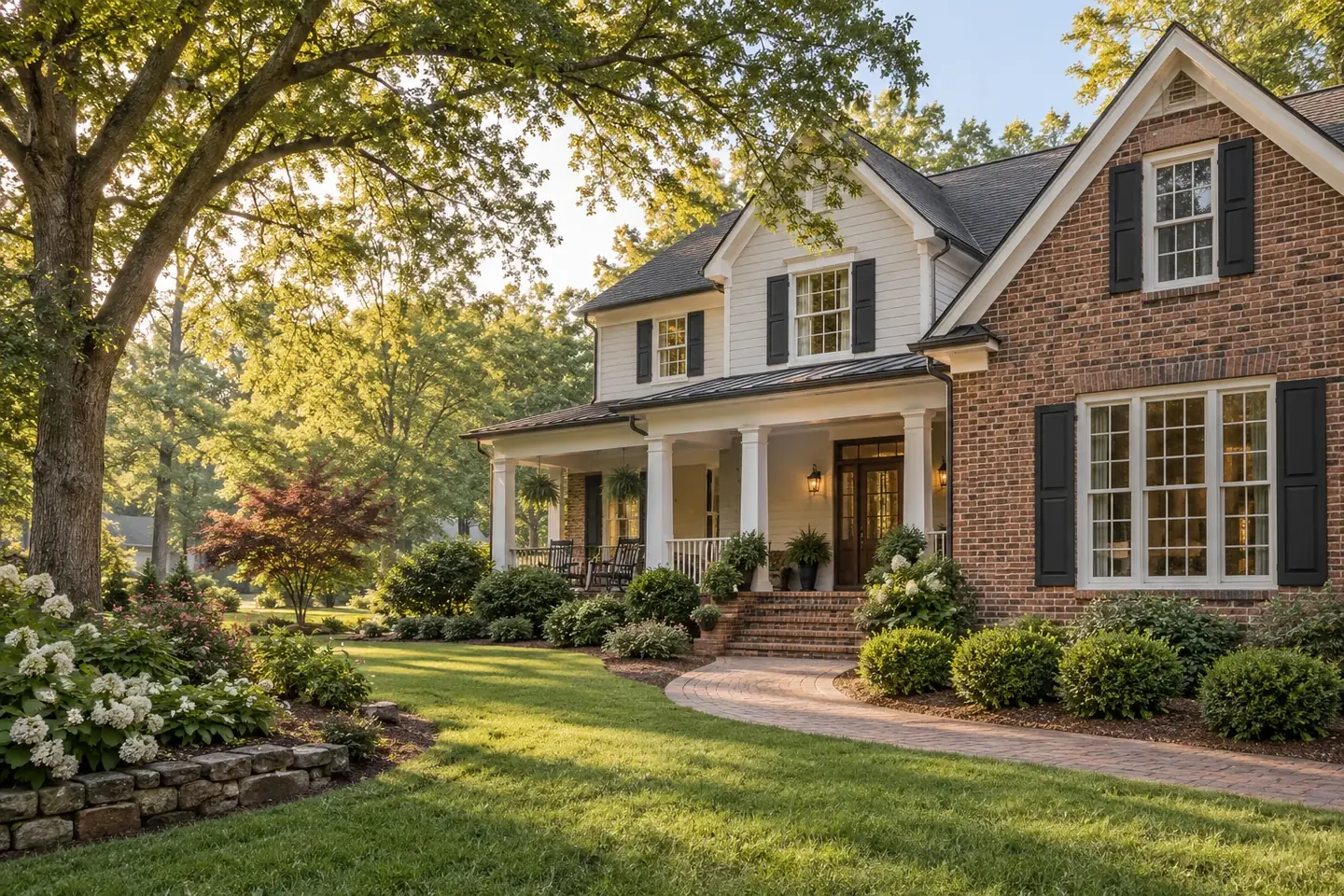 Illustrative home reflecting residential architecture in Hickory