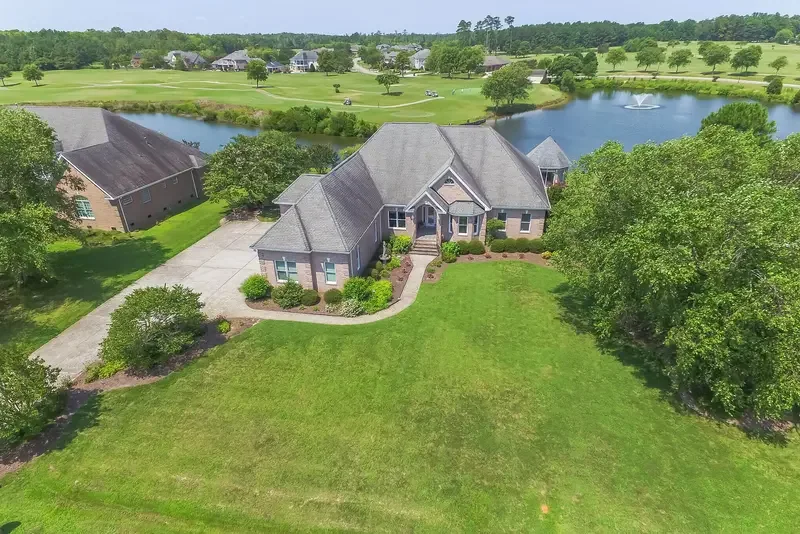 Aerial view showing a property and its surrounding area