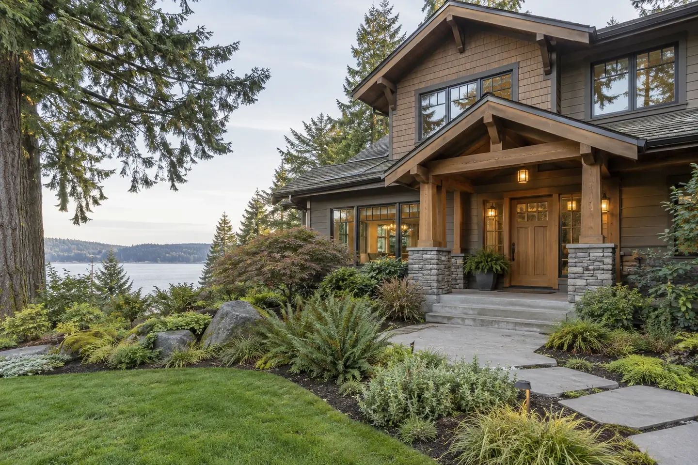 Illustrative home reflecting residential architecture in Olympia