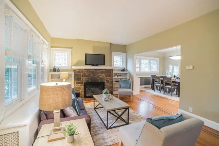 Professionally photographed home interior