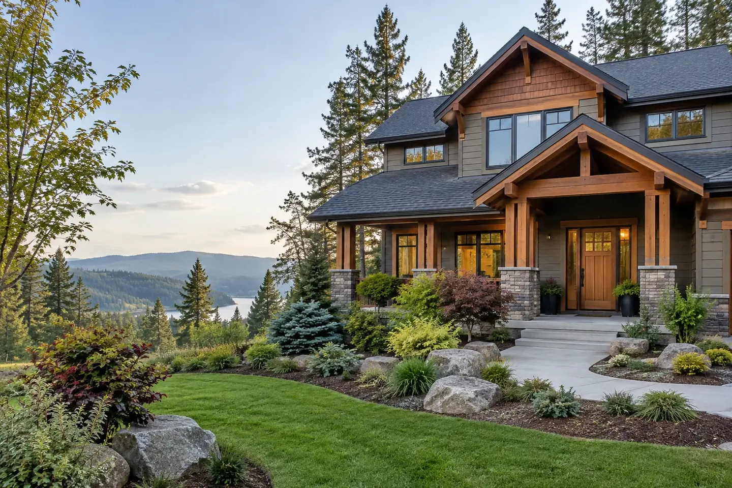 Illustrative home reflecting residential architecture in Spokane
