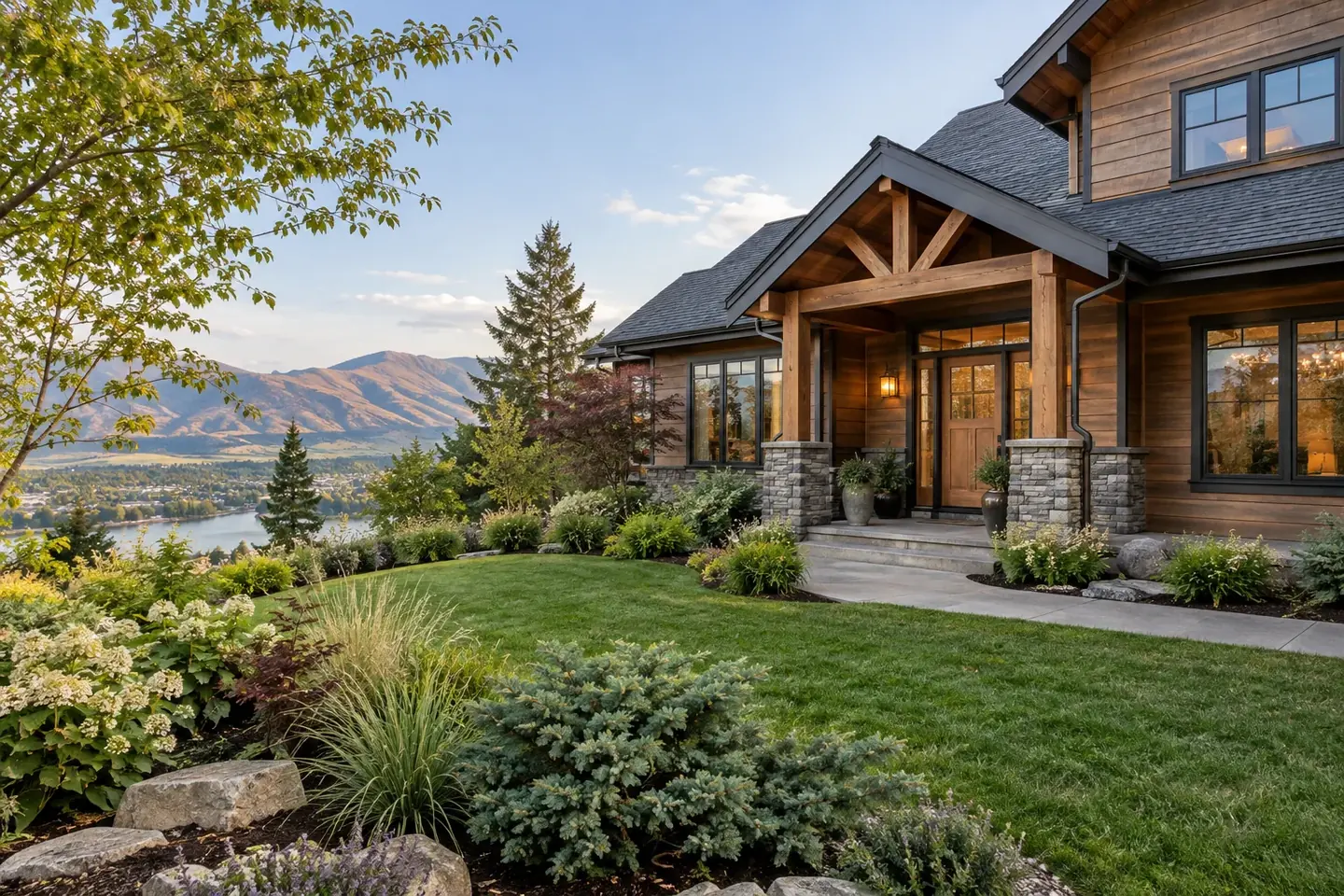 Illustrative home reflecting residential architecture in Wenatchee