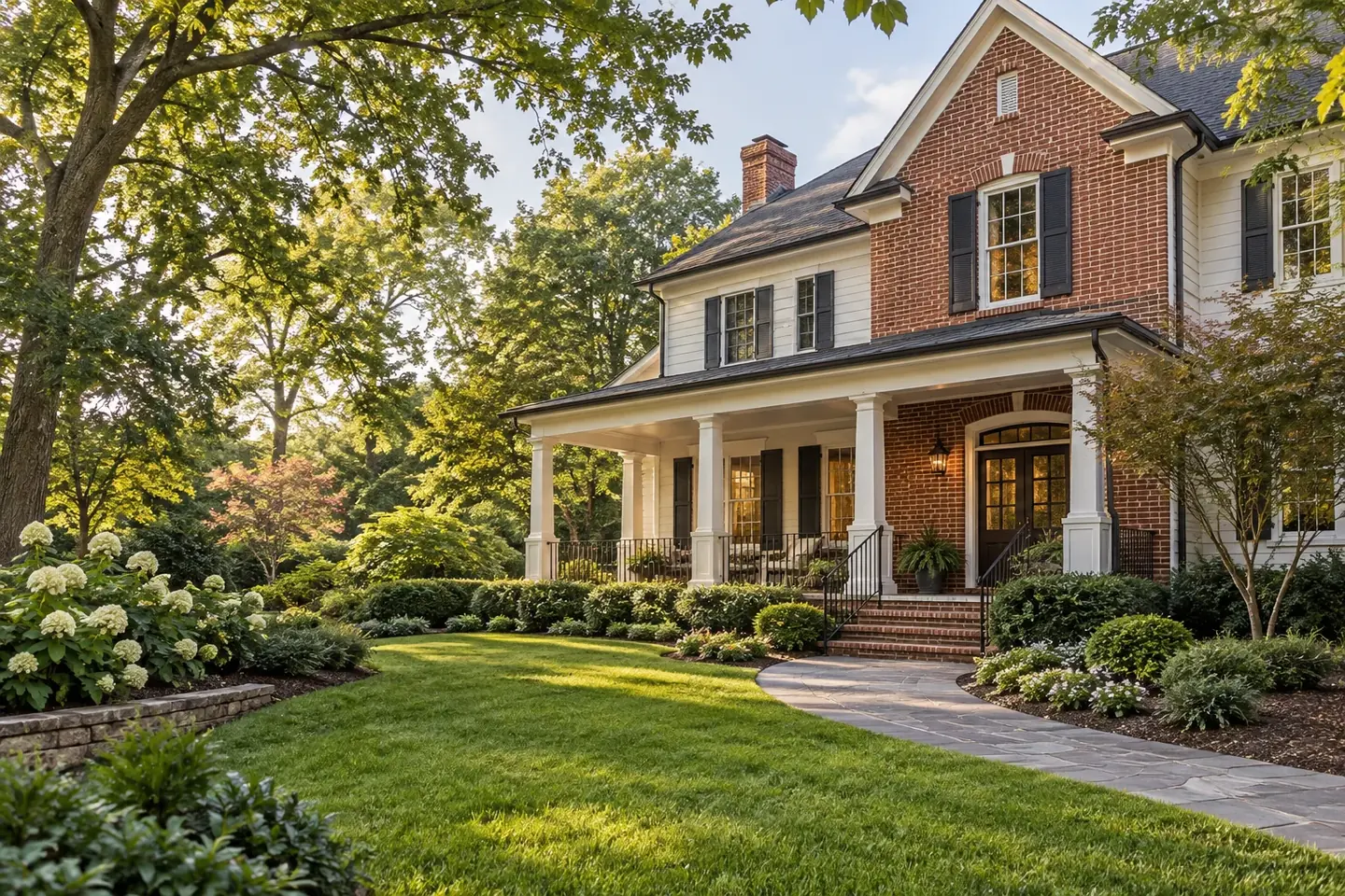 Illustrative home reflecting residential architecture in Winston-Salem