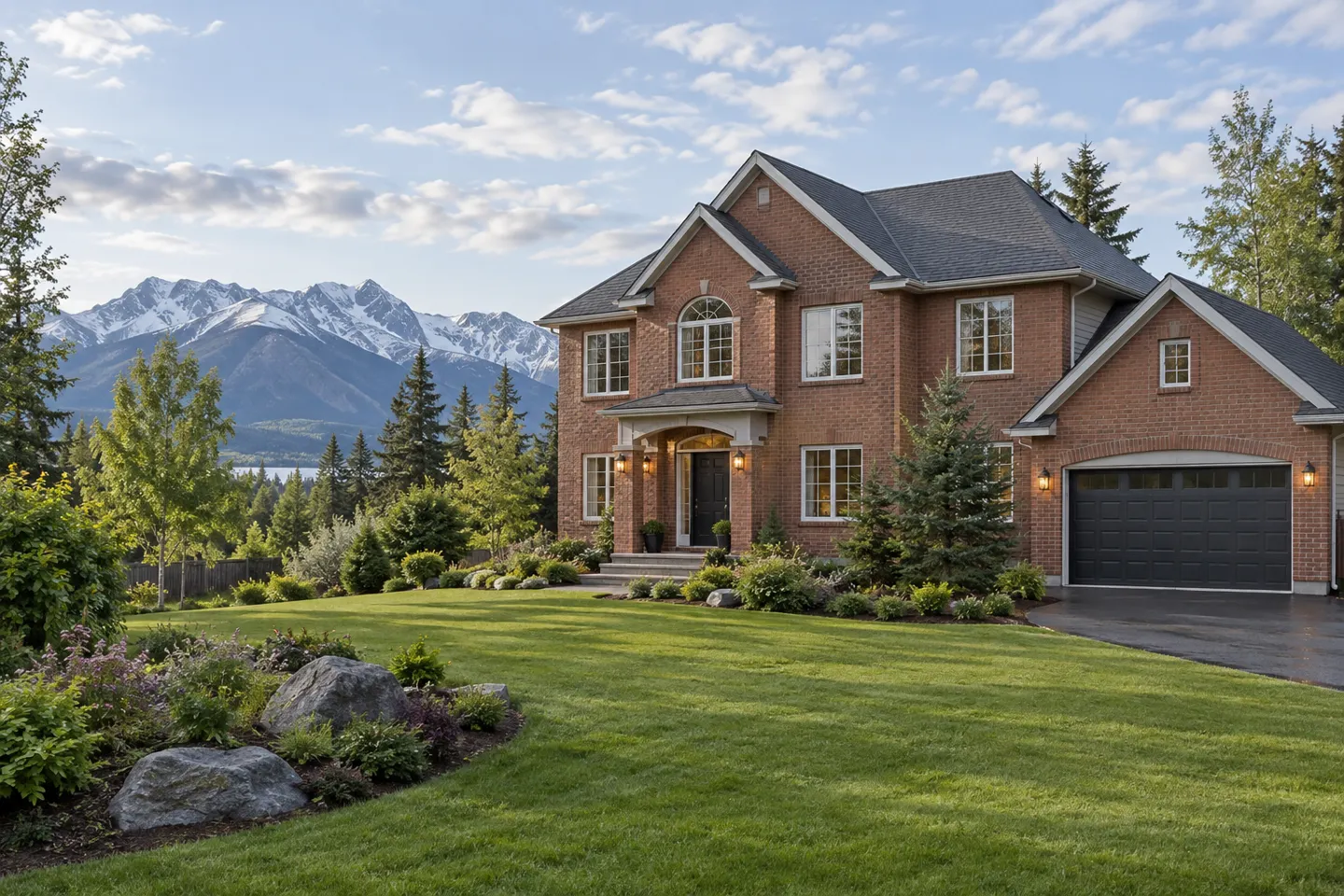 Illustrative home reflecting residential architecture in Anchorage, Alaska