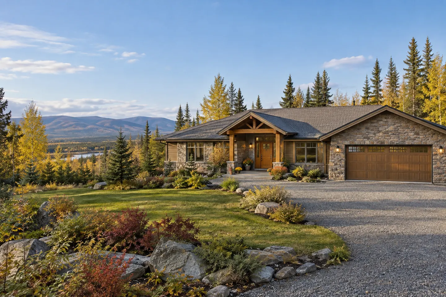 Illustrative home reflecting residential architecture in Fairbanks, Alaska