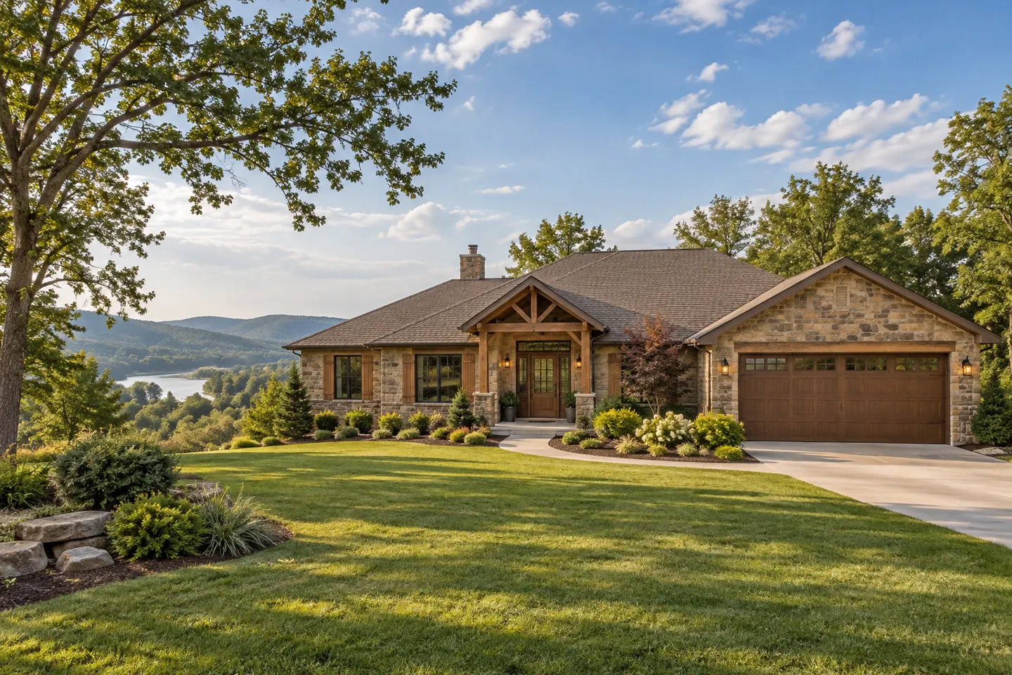 Illustrative home reflecting residential architecture in Russellville, Arkansas