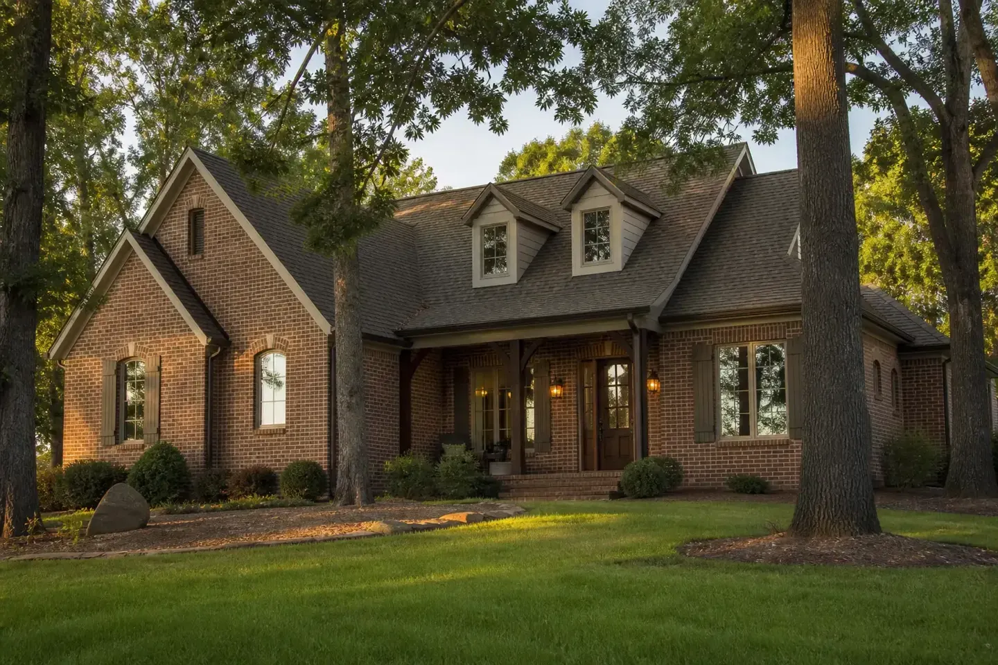 Illustrative home reflecting residential architecture in Arkansas