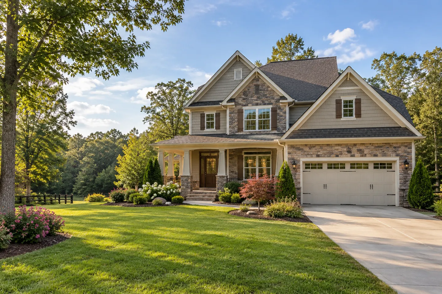Illustrative home reflecting residential architecture in Jefferson, Georgia