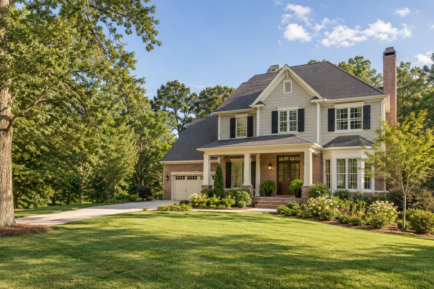 Illustrative home reflecting residential architecture in Macon, Georgia