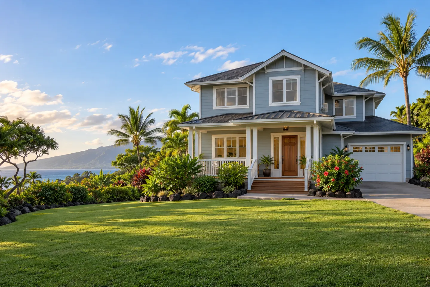 Illustrative home reflecting residential architecture in Hawaii, Hawaii