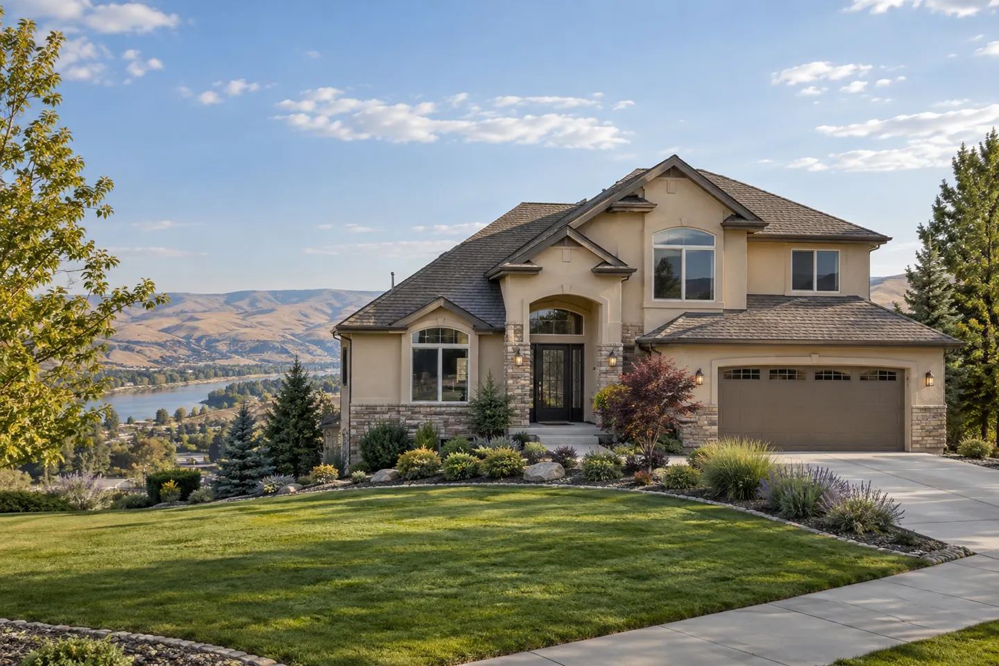Illustrative home reflecting residential architecture in Lewiston, Idaho