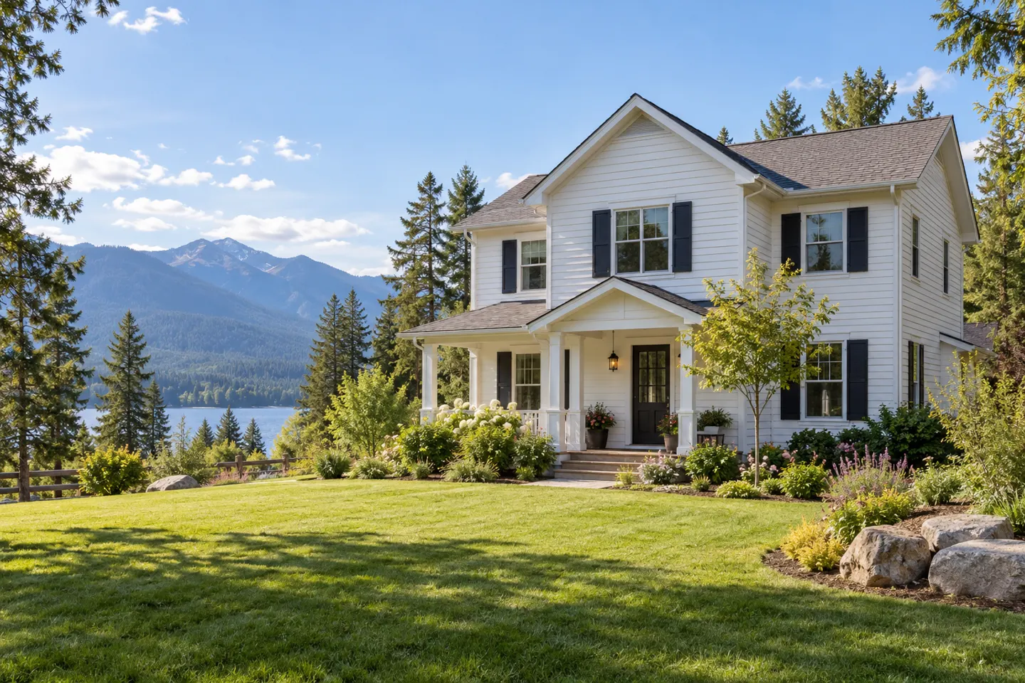 Illustrative home reflecting residential architecture in Sandpoint, Idaho