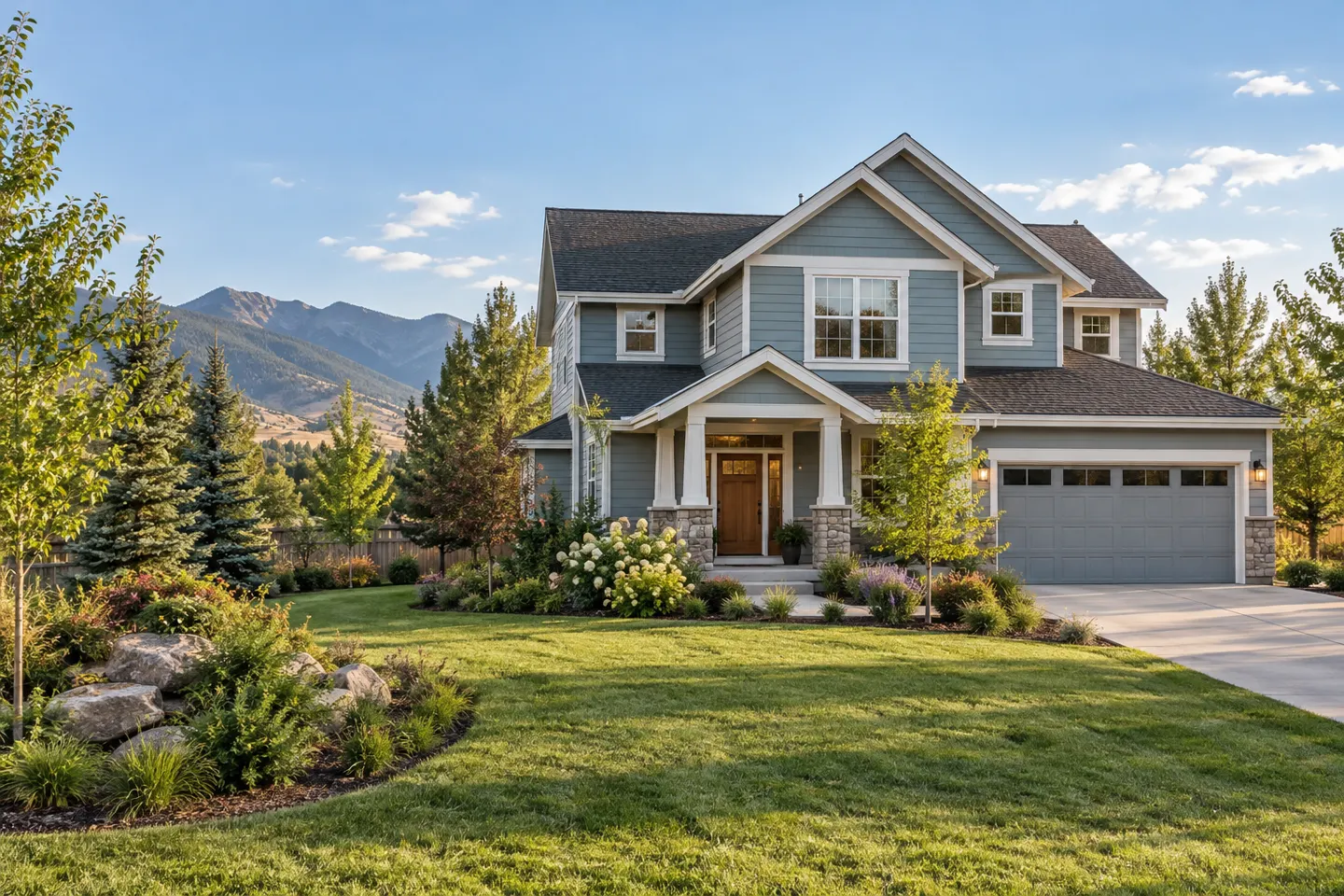 Illustrative home reflecting residential architecture in Idaho, Idaho