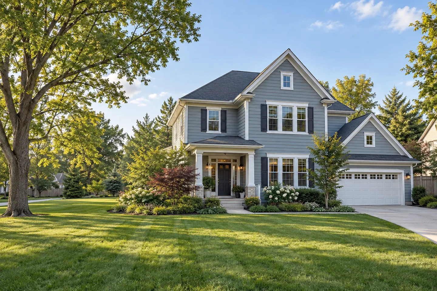 Illustrative home reflecting residential architecture in Champaign, Illinois