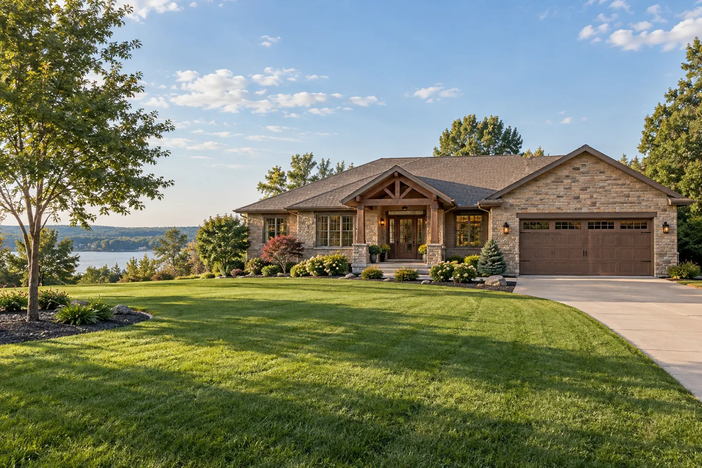 Illustrative home reflecting residential architecture in Peoria, Illinois