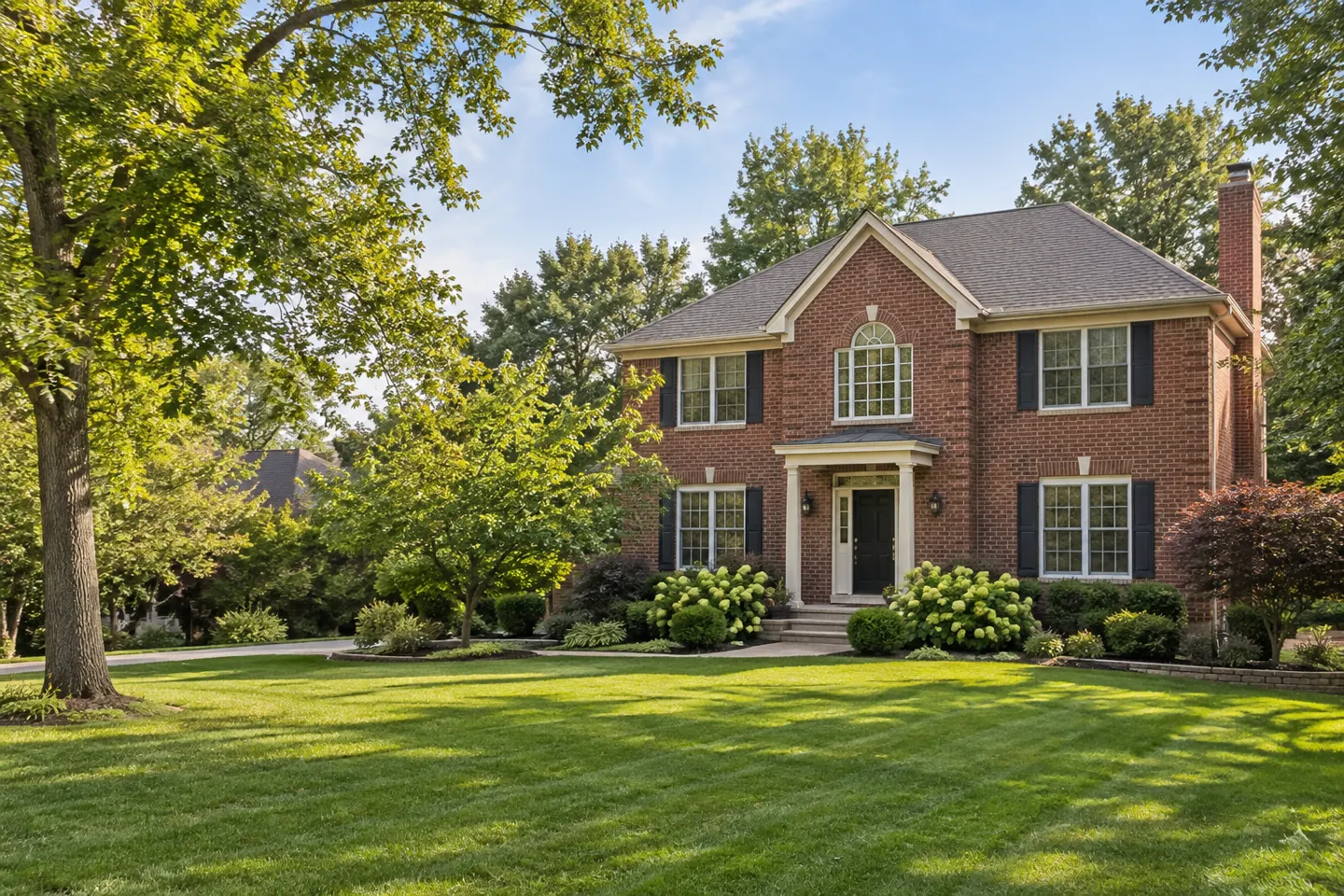 Illustrative home reflecting residential architecture in Bloomington, Indiana