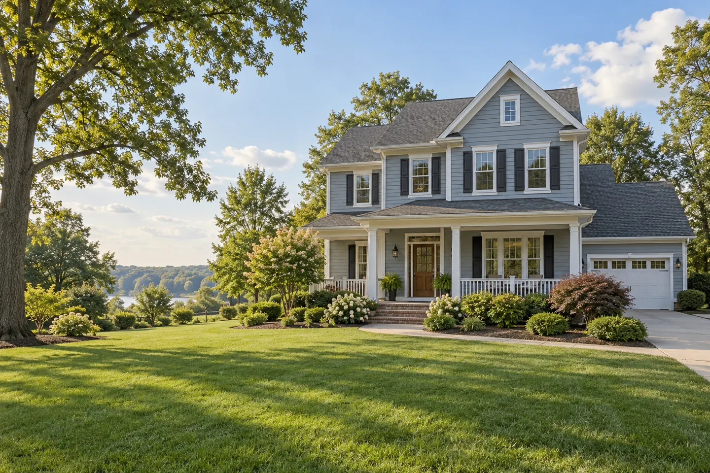 Illustrative home reflecting residential architecture in Evansville, Indiana