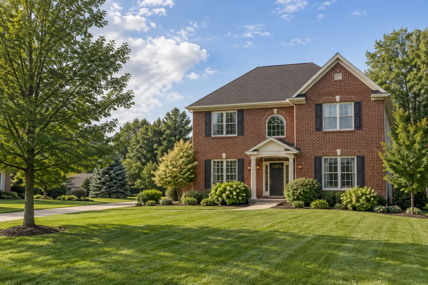 Illustrative home reflecting residential architecture in Indiana, Indiana