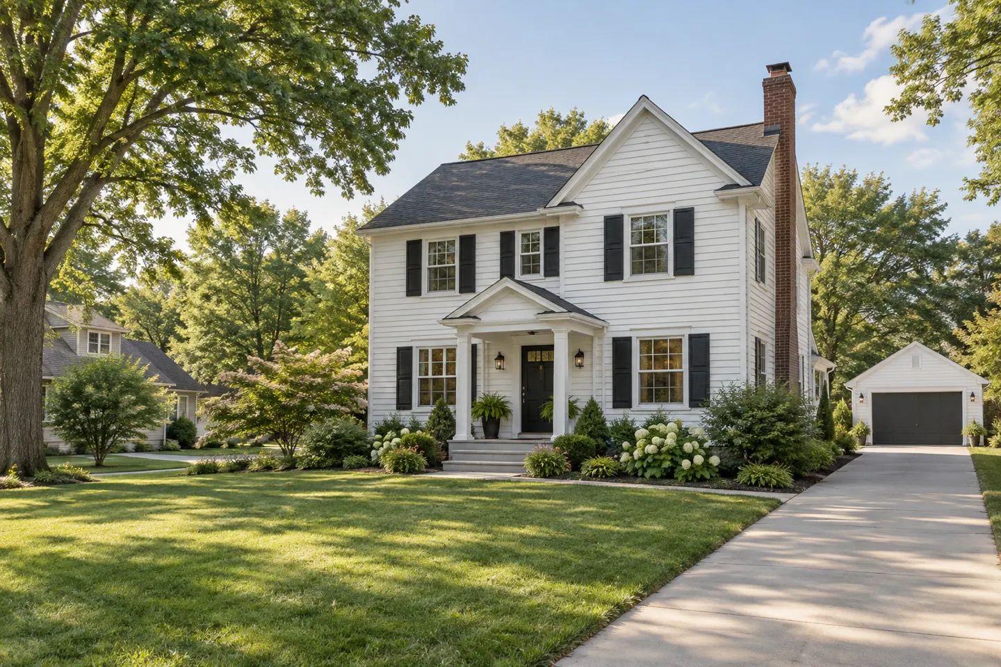 Illustrative home reflecting residential architecture in Des Moines, Iowa