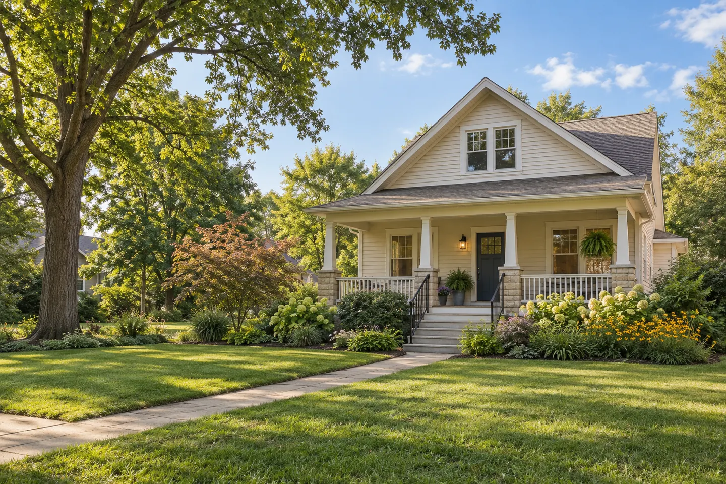 Illustrative home reflecting residential architecture in Lawrence, Kansas