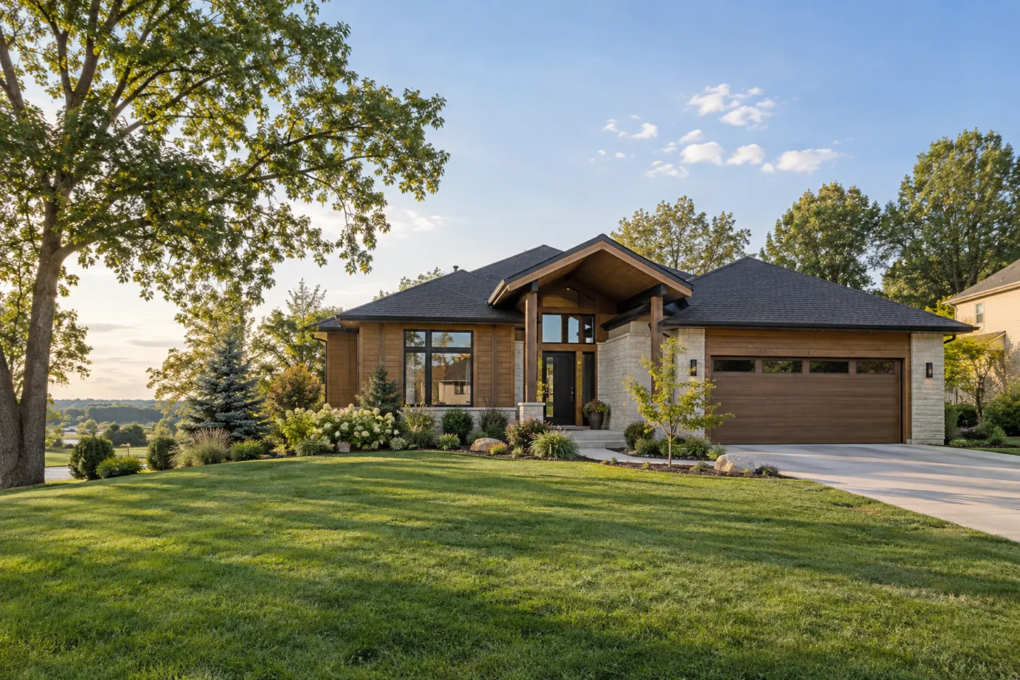 Illustrative home reflecting residential architecture in Manhattan, Kansas