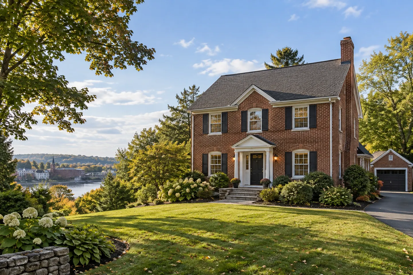 Illustrative home reflecting residential architecture in Lewiston, Maine