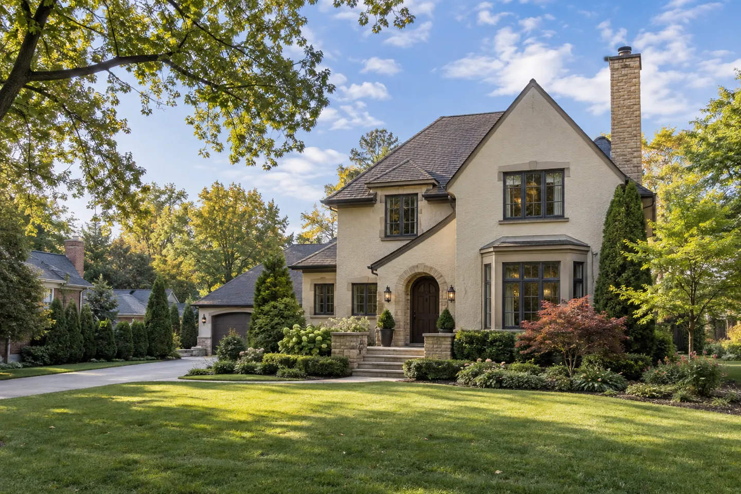 Illustrative home reflecting residential architecture in Detroit, Michigan