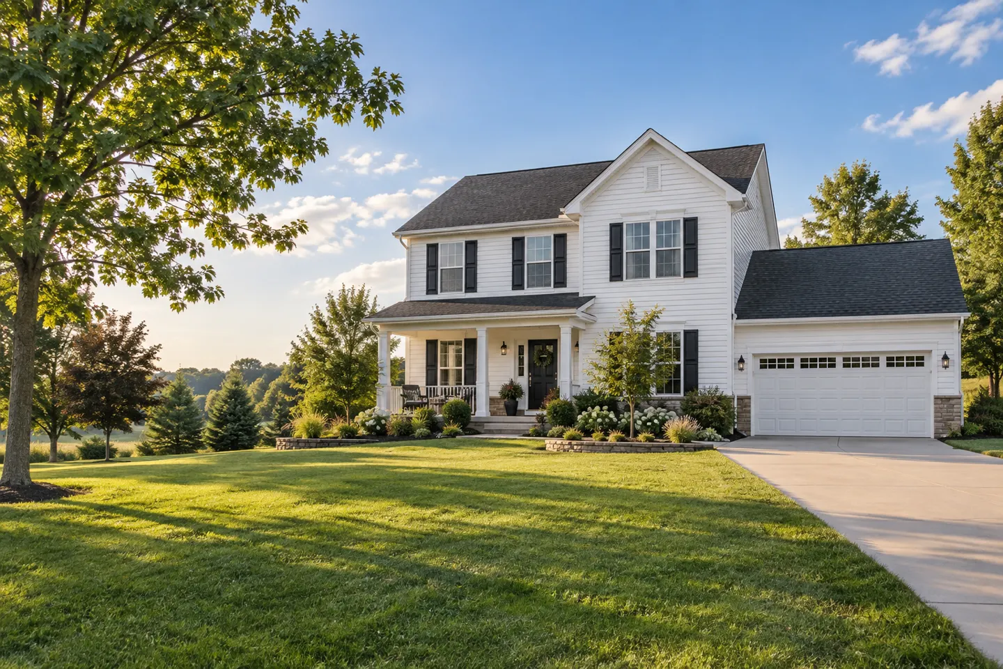 Illustrative home reflecting residential architecture in Warrensburg, Missouri