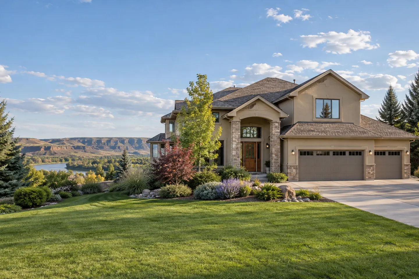 Illustrative home reflecting residential architecture in Great Falls, Montana