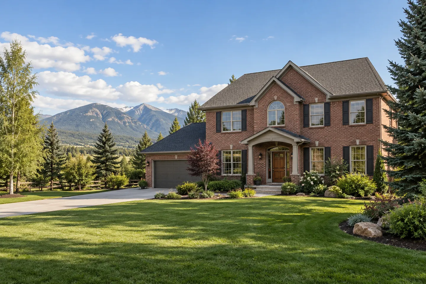 Illustrative home reflecting residential architecture in Kalispell, Montana