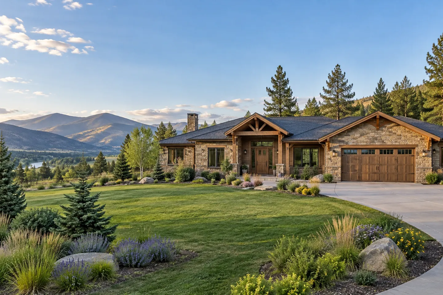 Illustrative home reflecting residential architecture in Missoula, Montana