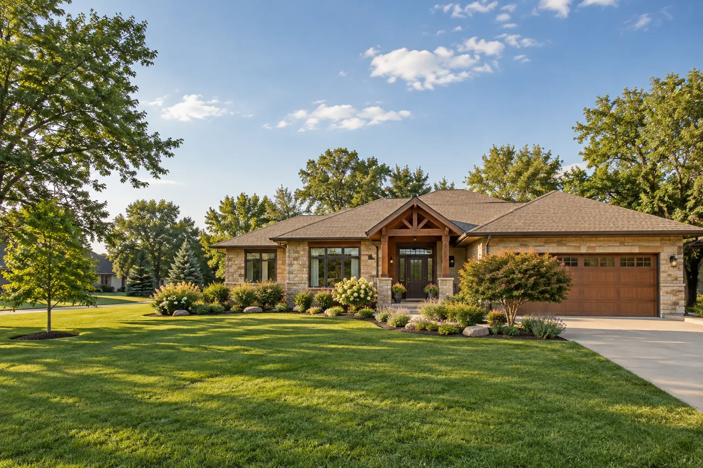 Illustrative home reflecting residential architecture in Lincoln, Nebraska