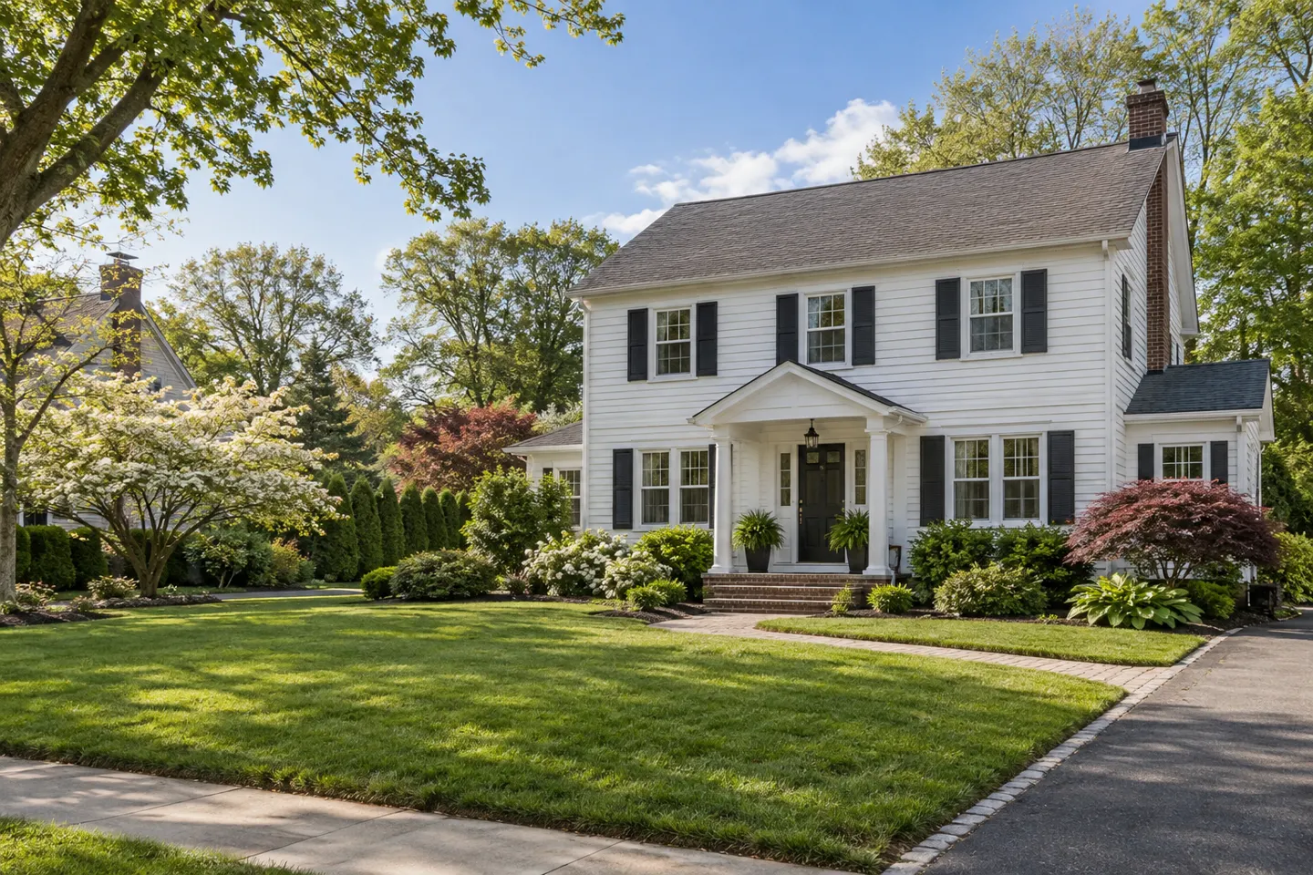 Illustrative home reflecting residential architecture in New Brunswick, New Jersey