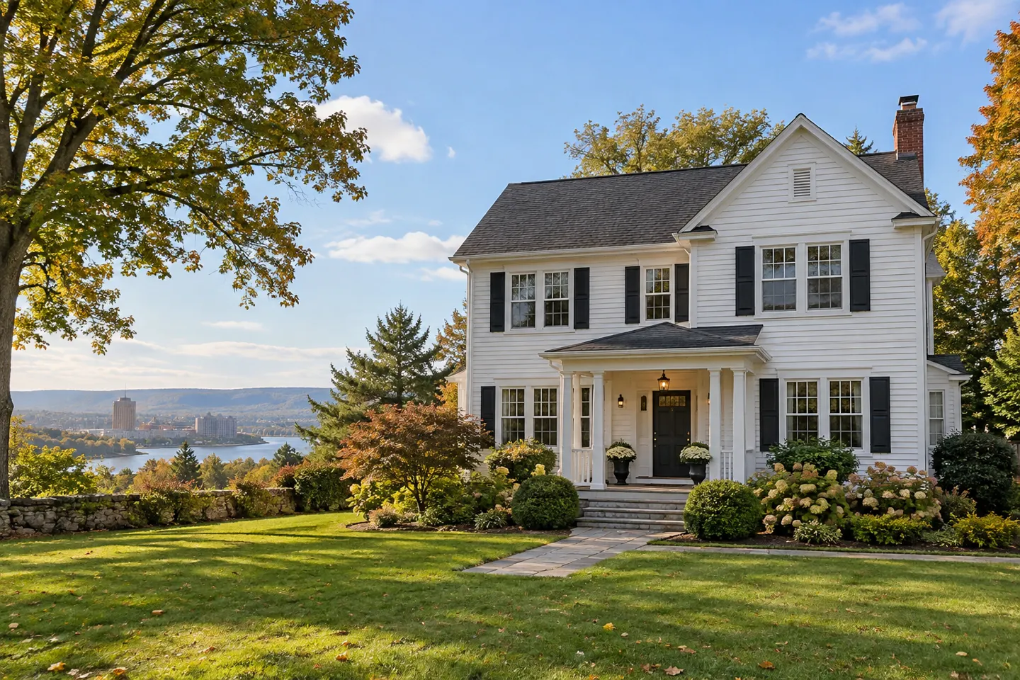 Illustrative home reflecting residential architecture in Albany, New York