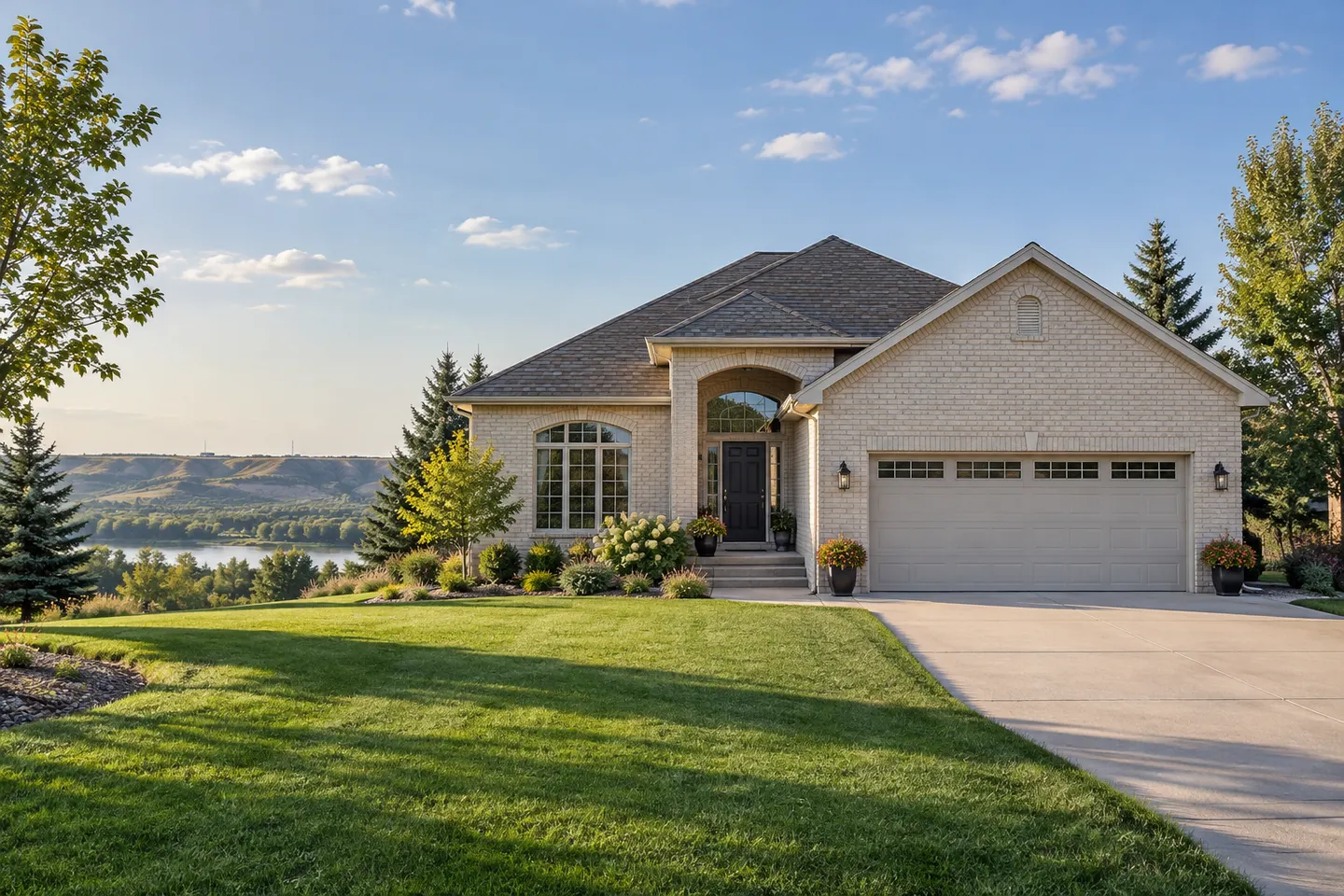 Illustrative home reflecting residential architecture in Bismarck, North Dakota