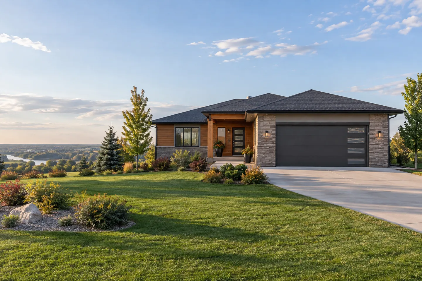 Illustrative home reflecting residential architecture in Minot, North Dakota