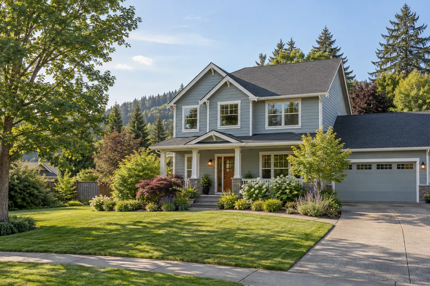 Illustrative home reflecting residential architecture in Corvallis, Oregon