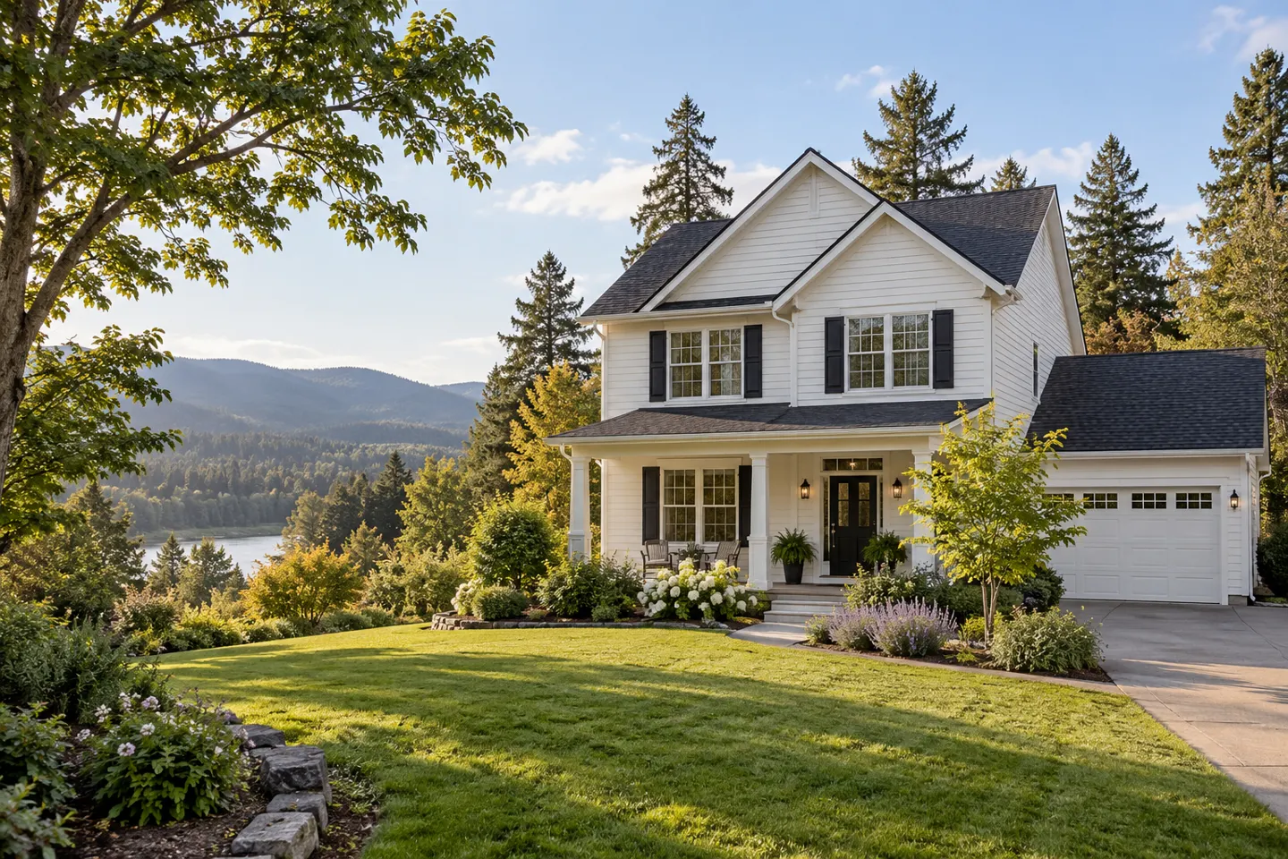Illustrative home reflecting residential architecture in Oregon, Oregon