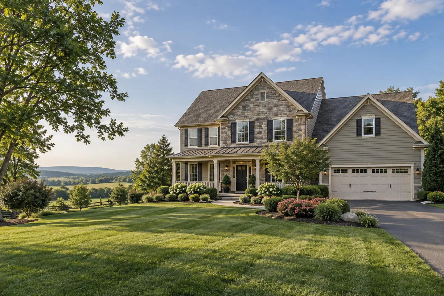 Illustrative home reflecting residential architecture in Lancaster, Pennsylvania