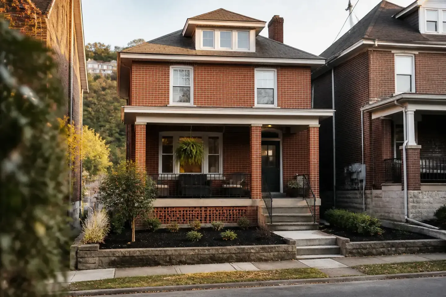 Illustrative home reflecting residential architecture in Pittsburgh