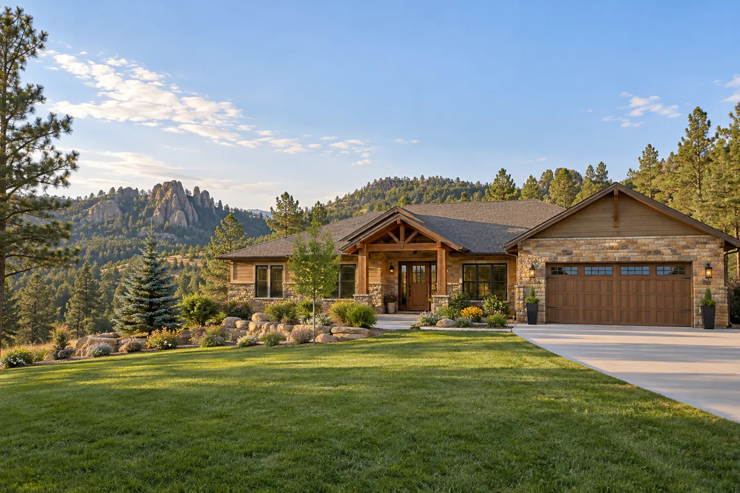 Illustrative home reflecting residential architecture in Rapid City, South Dakota