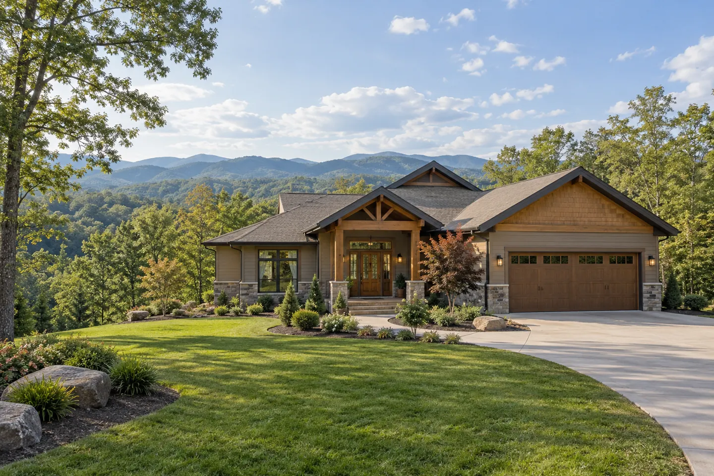 Illustrative home reflecting residential architecture in Sevierville, Tennessee