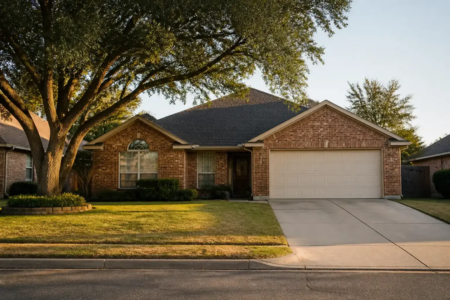 Illustrative home reflecting residential architecture in Fort Worth