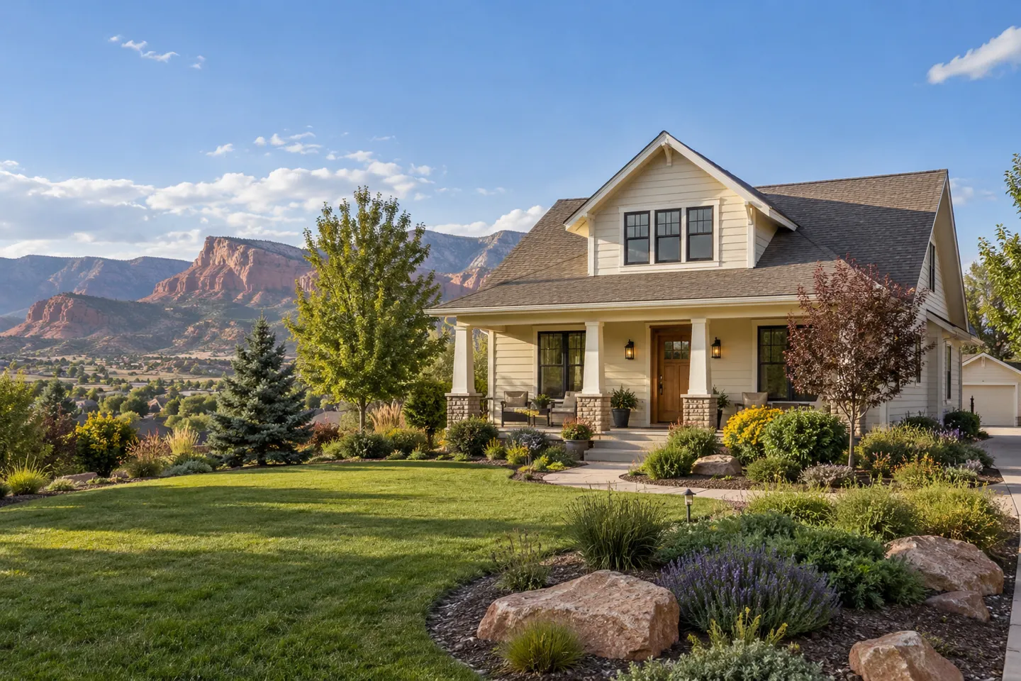 Illustrative home reflecting residential architecture in Cedar City, Utah