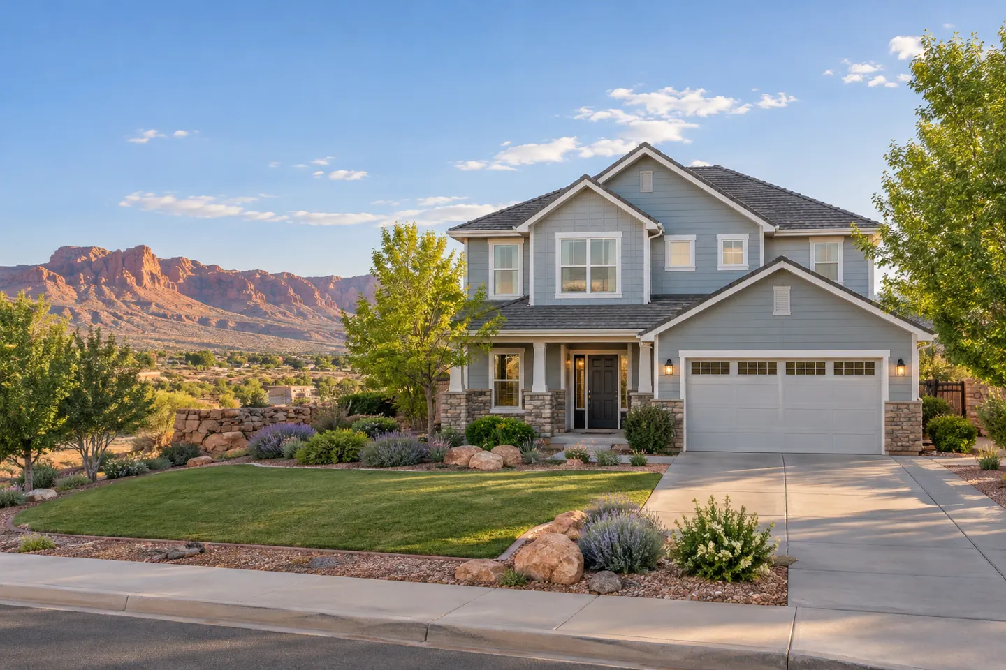 Illustrative home reflecting residential architecture in St. George, Utah