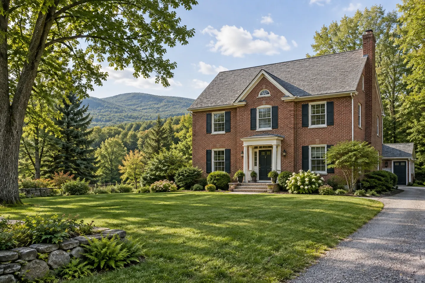 Illustrative home reflecting residential architecture in Vermont, Vermont