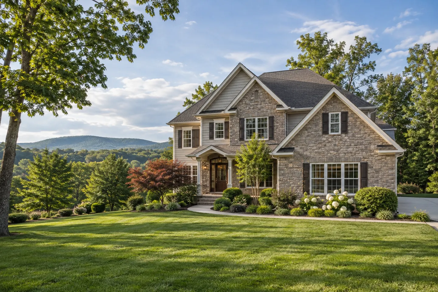 Illustrative home reflecting residential architecture in Blacksburg, Virginia
