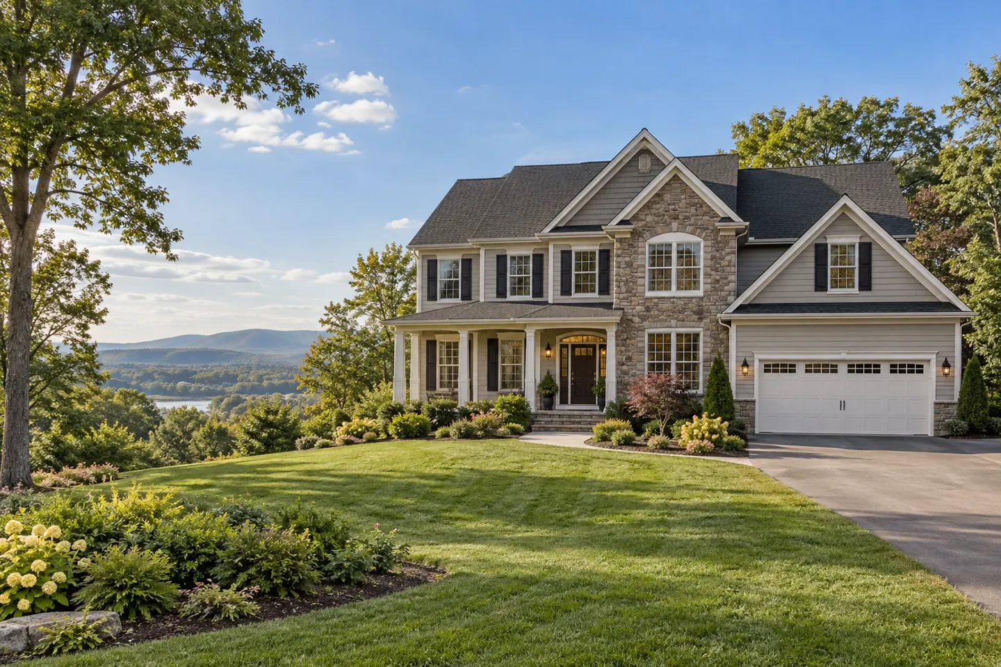 Illustrative home reflecting residential architecture in Lynchburg, Virginia