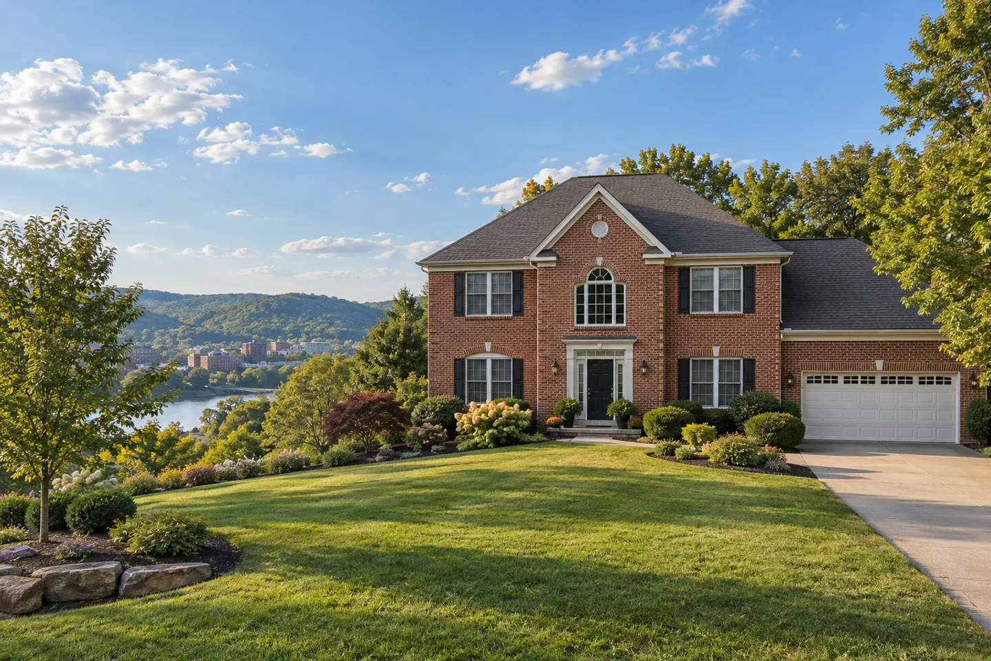 Illustrative home reflecting residential architecture in Morgantown, West Virginia