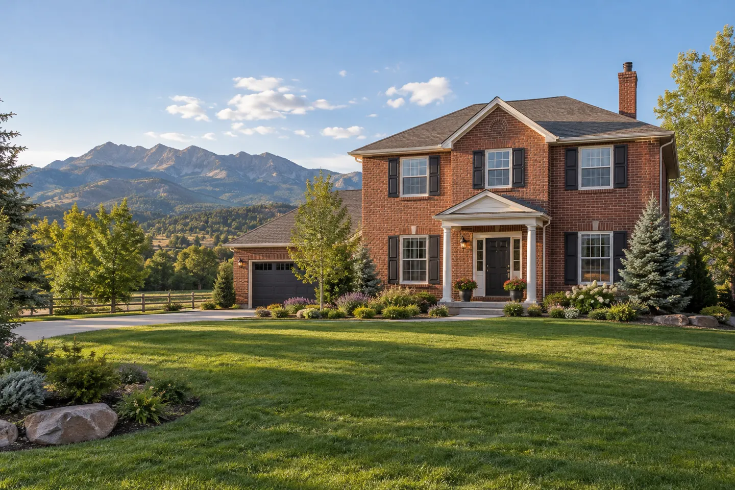 Illustrative home reflecting residential architecture in Sheridan, Wyoming